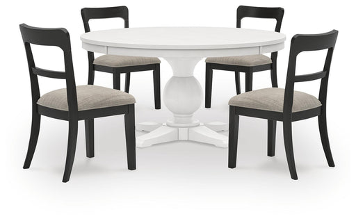Chadworth Dining Table and 4 Chairs