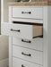 Savonport King Panel Bed, Dresser, Mirror, Chest and Nightstand - alternate view 21