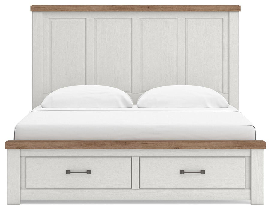 Savonport King Panel Storage Bed, Dresser and Mirror - alternate view 6