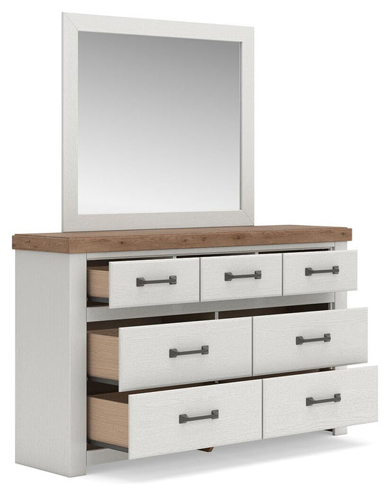 Savonport King Panel Storage Bed, Dresser and Mirror - alternate view 11