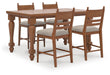 Chadworth Counter Height Dining Table and 4 Barstools