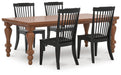 Chadworth Dining Table and 4 Chairs