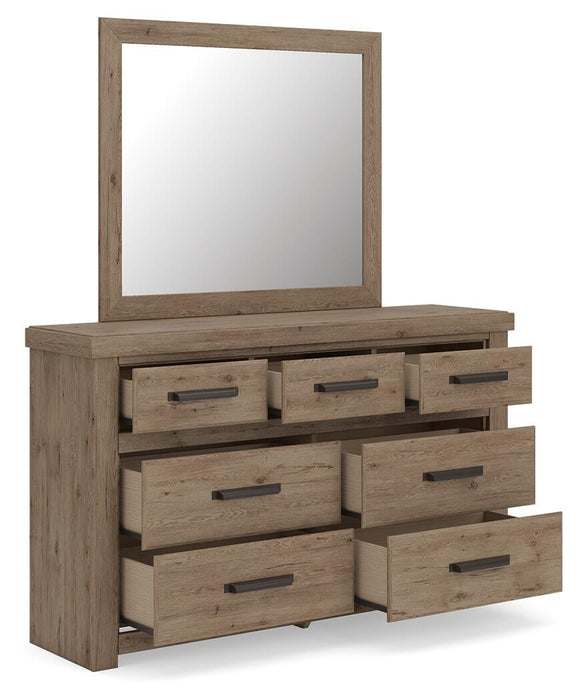 Garistyn Queen Panel Bed, Dresser and Mirror - alternate view 12