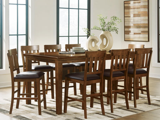 Ralene Counter Height Dining Table and 8 Barstools - alternate view 2