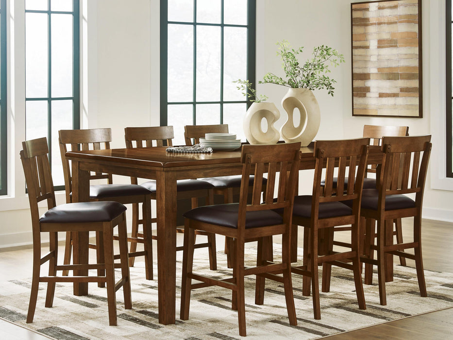 Ralene Counter Height Dining Table and 8 Barstools - alternate view 2