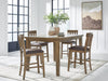 Broxtyn Counter Height Dining Table and 4 Barstools - alternate view 2