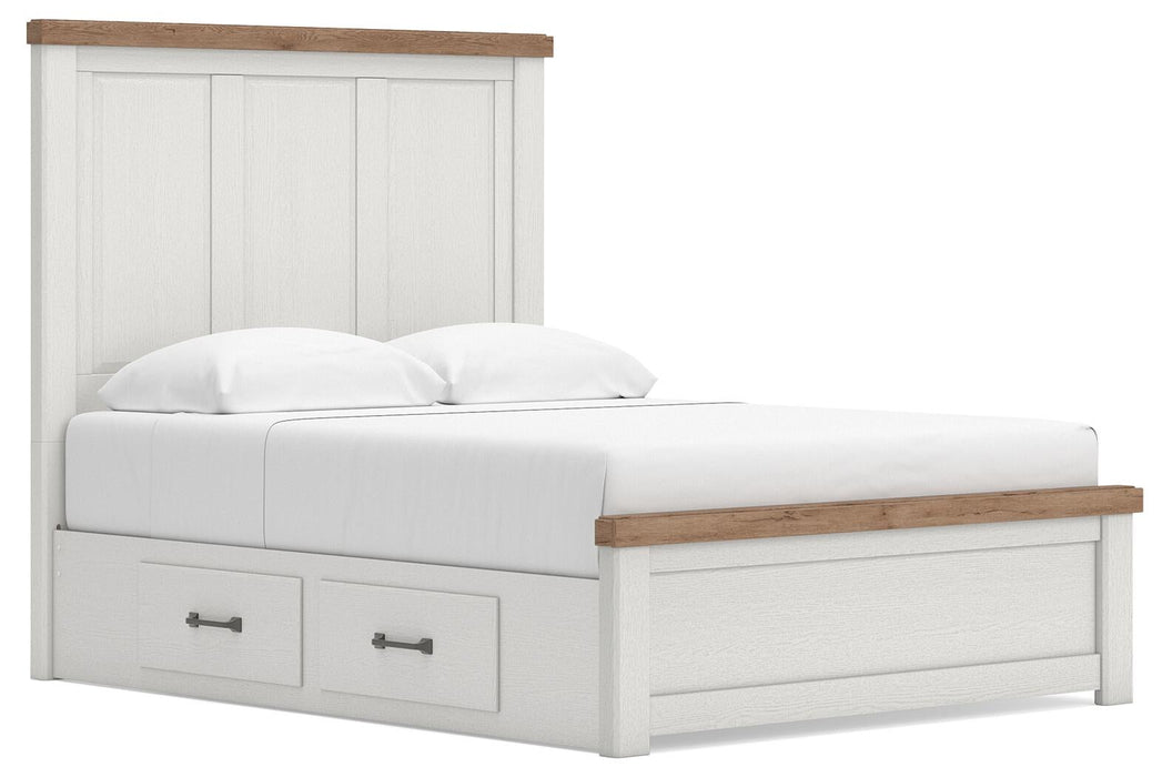 Savonport Queen Panel Bed with Storage. Dresser, Mirror and Nightstand - alternate view 3