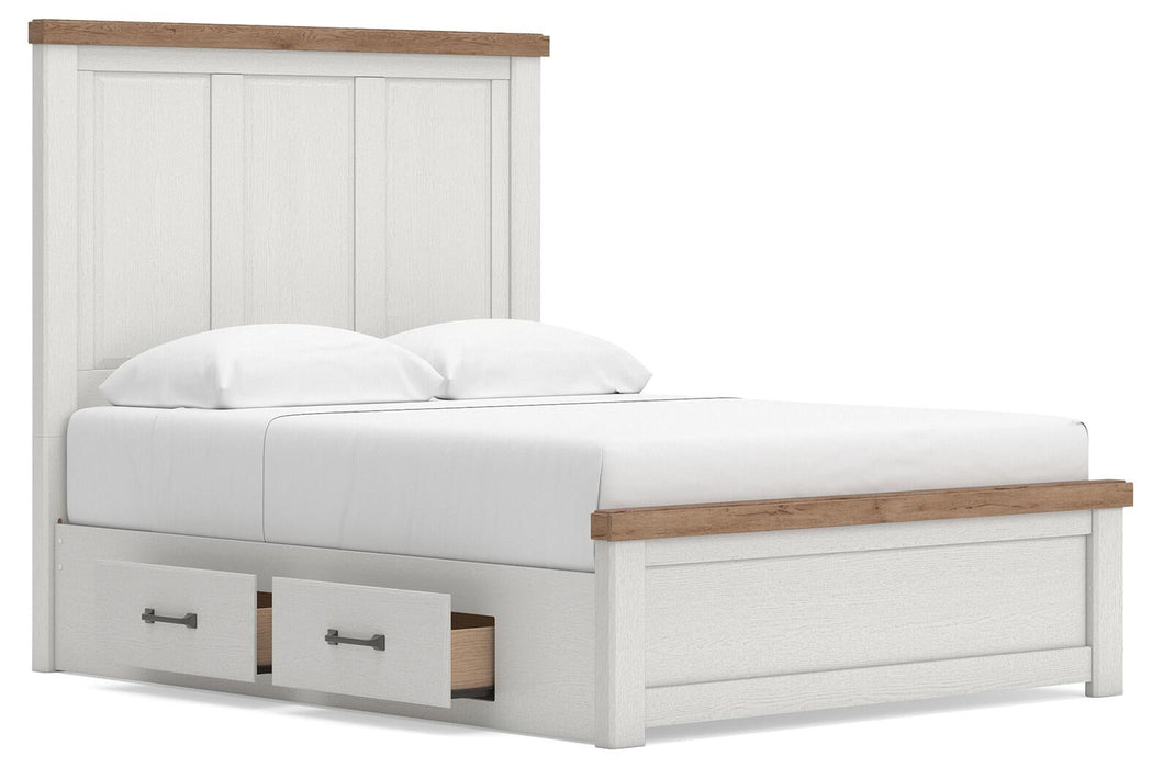 Savonport Queen Panel Bed with Storage. Dresser, Mirror and Nightstand - alternate view 7