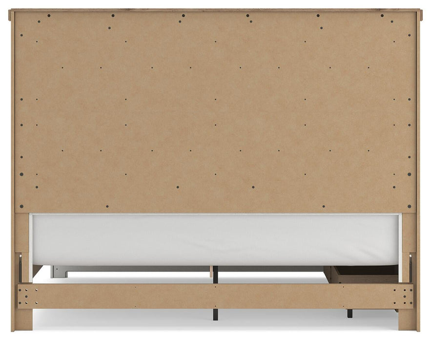 Savonport King Panel Bed with Storage. Dresser, Mirror and Nightstand - alternate view 5