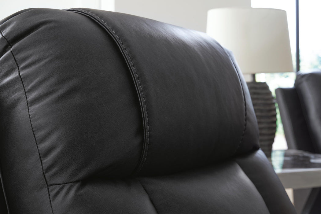 Mackmenville Reclining Sofa and Reclining Loveseat with Console - alternate view 4