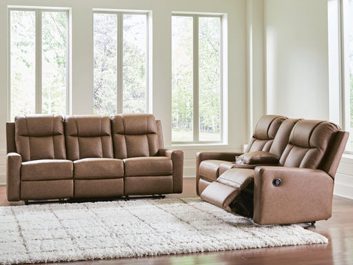 Mackmenville Reclining Sofa and Reclining Loveseat with Console - alternate view 2