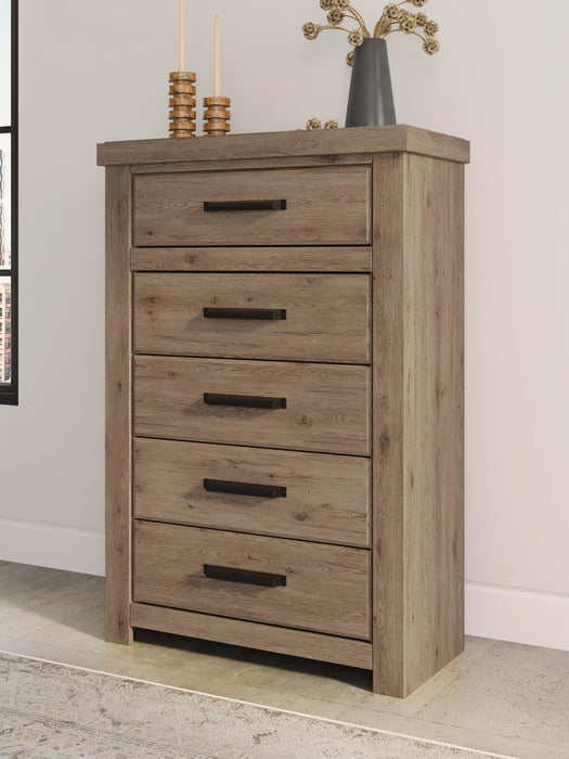 Garistyn Queen Panel Storage Bed, Dresser, Mirror, Chest and Nightstand - alternate view 16