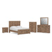 Garistyn Queen Panel Storage Bed, Dresser, Mirror, Chest and Nightstand