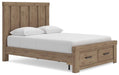 Garistyn Queen Panel Storage Bed, Dresser and Mirror - alternate view 3