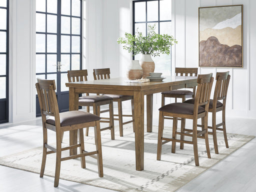 Broxtyn Counter Height Dining Table and 6 Barstools - alternate view 2