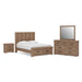 Garistyn Queen Panel Storage Bed. Dresser, Mirror and Nightstand