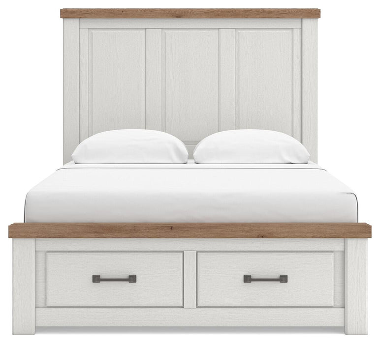 Savonport Queen Panel Storage Bed, Dresser, Mirror, Chest and Nightstand - alternate view 4