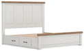 Savonport King Panel Bed with Storage. Dresser, Mirror and Nightstand - alternate view 6