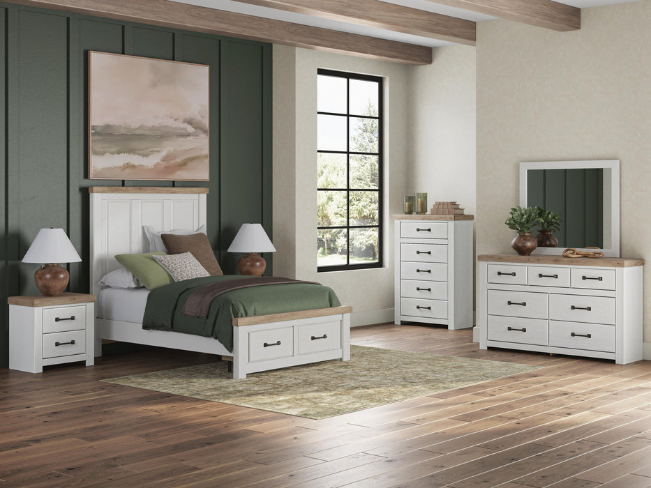 Savonport Full Panel Storage Bed, Dresser, Mirror, Chest and Nightstand - alternate view 2