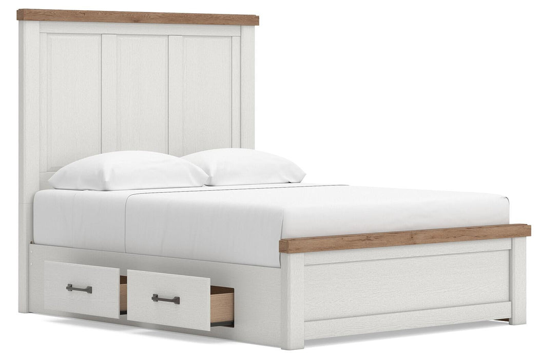 Savonport Queen Panel Bed with Storage, Dresser, Mirror, Chest and Nightstand - alternate view 7