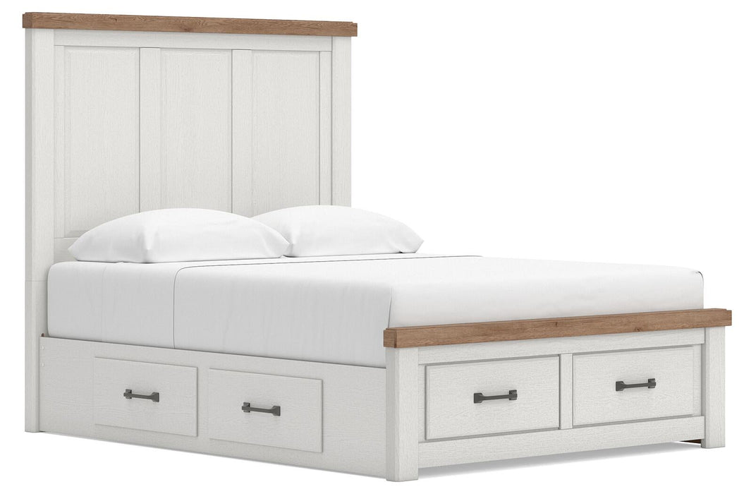 Savonport King Panel Storage Bed. Dresser, Mirror and Nightstand - alternate view 3