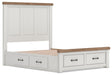 Savonport King Panel Storage Bed. Dresser, Mirror and Nightstand - alternate view 6