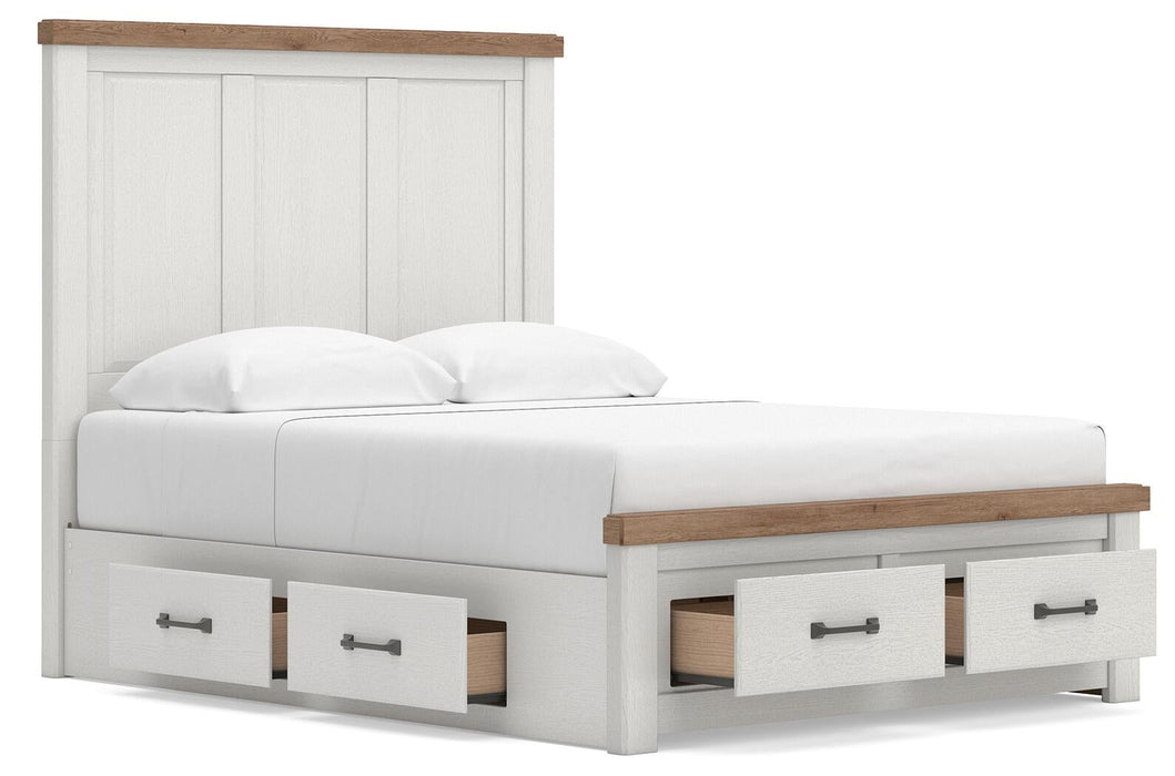 Savonport King Panel Storage Bed. Dresser, Mirror and Nightstand - alternate view 7