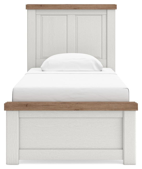 Savonport Twin Panel Bed, Dresser, Mirror, Chest and Nightstand - alternate view 5