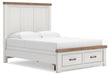 Savonport Queen Panel Storage Bed. Dresser, Mirror and Nightstand - alternate view 3