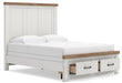Savonport Queen Panel Storage Bed. Dresser, Mirror and Nightstand - alternate view 7