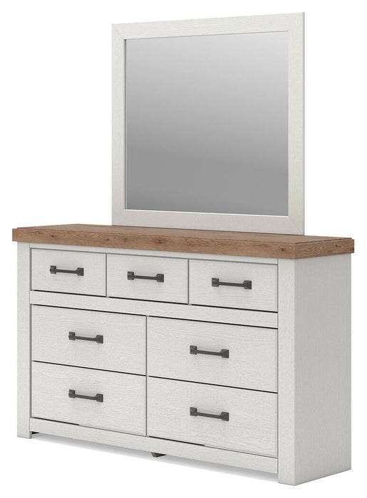 Savonport Queen Panel Storage Bed. Dresser, Mirror and Nightstand - alternate view 13