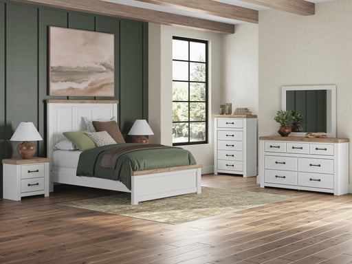 Savonport Queen Panel Bed, Dresser, Mirror, Chest and Nightstand - alternate view 2