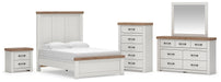 Savonport Full Panel Bed, Dresser, Mirror, Chest and Nightstand - alternate view 2