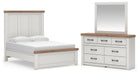 Savonport Full Panel Bed, Dresser and Mirror