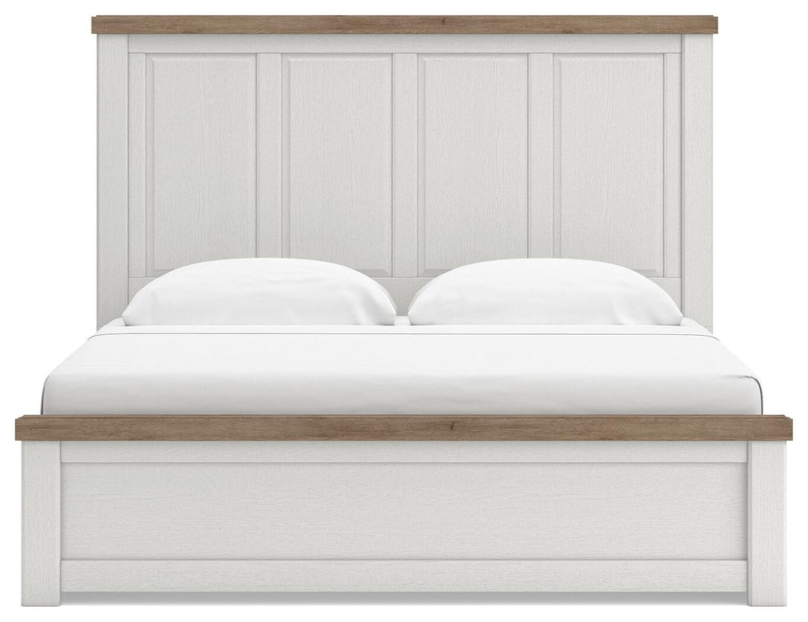 Savonport King Panel Bed with Storage, Dresser and Mirror - alternate view 4