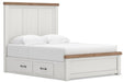 Savonport Queen Panel Bed with Storage, Dresser and Mirror - alternate view 3