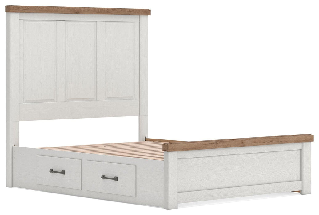 Savonport Queen Panel Bed with Storage, Dresser and Mirror - alternate view 6