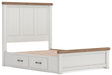 Savonport Queen Panel Bed with Storage, Dresser and Mirror - alternate view 6