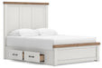 Savonport Queen Panel Bed with Storage, Dresser and Mirror - alternate view 7