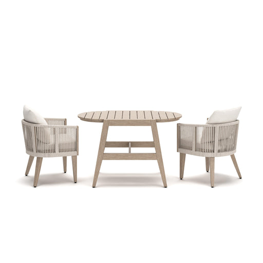 Ivory Vine Chairs w/CUSH/Table Set (3/CN) - alternate view 2