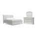 Robbinsdale California King Sleigh Bed with Storage with Mirrored Dresser - alternate view 2