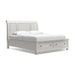 Robbinsdale California King Sleigh Bed with Storage with Mirrored Dresser - alternate view 4