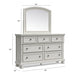 Robbinsdale California King Sleigh Bed with Storage with Mirrored Dresser - alternate view 10