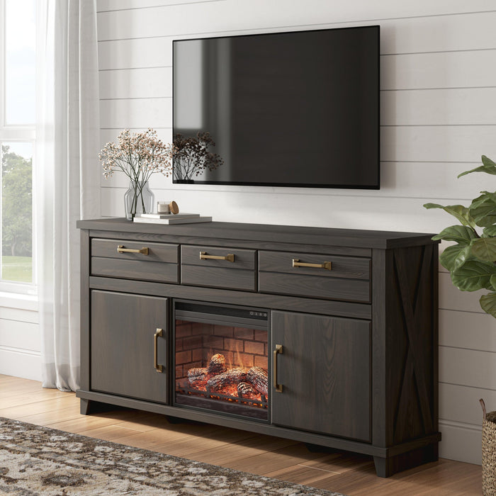 Brazen Valley 71" TV Stand with Electric Fireplace